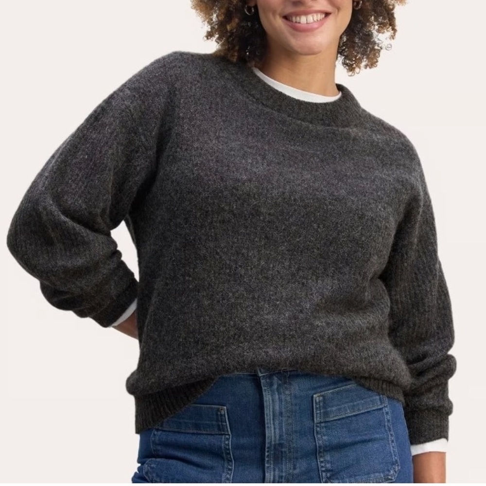 Everlane Gray Alpaca Sweater
